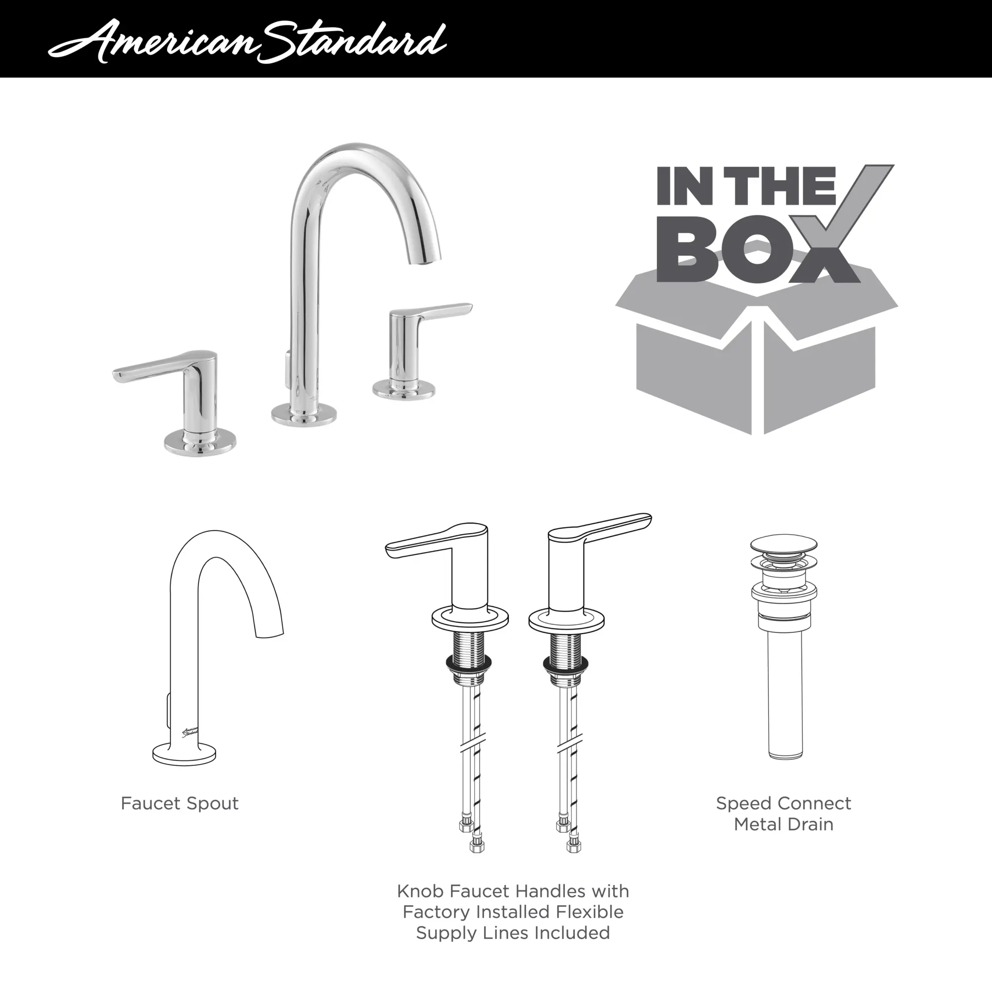 Studio® S 8-Inch Widespread 2-Handle Bathroom Faucet 1.2 gpm/4.5 L/min With Lever Handles